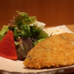 こころや - アジフライ 特製タルタル(ハーフサイズ)アップ