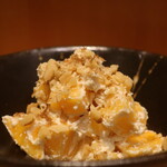 こころや - 柿とくるみの白和えアップ