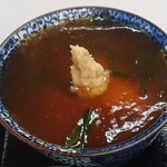Masugataya - たぬきうどん（鯖寿司うどんセット）