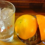 もつ焼 まるい - グレープフルーツハイ