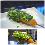 串揚げ 串匠 - ◆白身魚のタルタルのせ・・タルタルの味わいがサッパリしてお魚と合い美味しい。