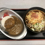 立喰 かめや - 天ぷら蕎麦、半カレーライス