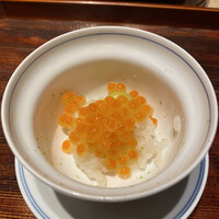 御料理 無窮 - いくらと銀杏の小丼