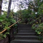 日本料理 鎌倉山倶楽部 - 階段を上って行きます