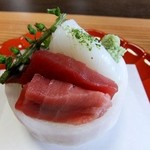 日本料理 鎌倉山倶楽部 - 竜飛岬の本マグロと赤いか・かんぱち