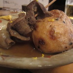 すずしろ ゆるりな - おでん￥150～。ひろうす（銀杏、椎茸入り）