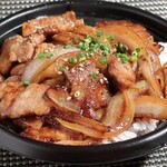 Oosaka Yakiniku Horumon Futago - とまらないしょうが焼き丼