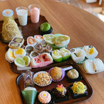 夢菓房たから - フルーツ大福をお借りしたフロスでカット！フロスが1番いいらしい