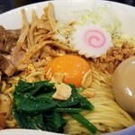 塩そば専門店 桑ばら - 秋刀魚節とニンニクの和えそば