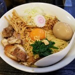 塩そば専門店 桑ばら - 秋刀魚節とニンニクの和えそば