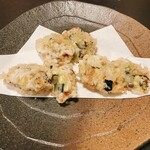 こなす - 栗と貝柱の天ぷら