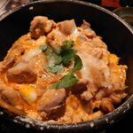 鳥元 - 親子丼のアップ