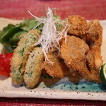 季節料理 よし野 - アジフライ