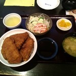 ヨーロッパ軒 - ソースカツ丼セット