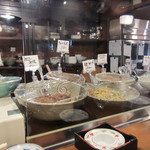 すずしろ ゆるりな - 本日のお料理。（後ろの食器棚がまた素敵）