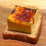 セルサルサーレ - フォアグラのブリュレとエスプレッソの食パン