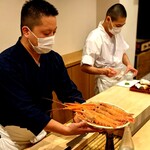 勢麟 - 巨大アカザは230ｇぐらい。某フレンチより30ｇぐらい大きいのは内緒です(笑)