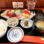 Uotoshi - 刺身定食　¥990-