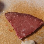 養老魚新 - ローストビーフのアップ
普通なローストビーフの味わい