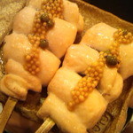 ささみ　粒マスタード