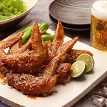 居酒屋YOSAKU - 手羽先から揚げ