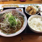 昔の中華そばと居酒屋 統領 - 醤油中華そばとランチセット