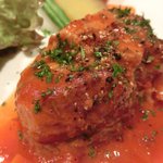 オーヴェロルージュ - 本日の一品セット 1000円 の仔羊肉のナヴァラン トマト＆ハーブ煮込み