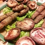 たん右衛門 - コース焼物 椎茸＆合鴨のつくね串