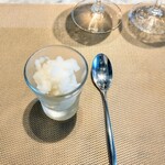 La Brianza - レモンとセージのソルベ。おいしいお口直し