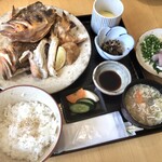 Marushin - キジハタカブト焼き定食