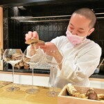 NK - トリュフスライサーで松茸シリシリ