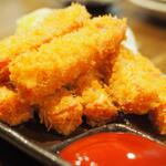 卓 - つまみハムカツその３