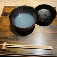 御料理 光安 - 蛤の澄まし汁