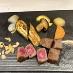 川崎 鉄板 ステーキ 神戸亭 - 黒毛和牛サーロイン鉄板焼き