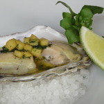 sfida - ここから12/11/○・・・センボウシ産牡蠣・・・林檎を添えて。。。