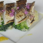 sfida - カマス炙り・・・柚子のジュレ