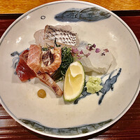 御料理 古川 - 真鯛 障泥烏賊 灸鰹炙り