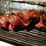 赤坂 金舌 - 牛レバー串焼き