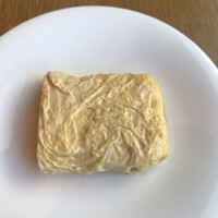 日本橋浅田 - 朝食ビュッフェ２９７０円。だし巻き玉子。出来立てを切らずにいただきました（笑）。関西人の私の好みにぴったりで、とても美味しかったです（╹◡╹）