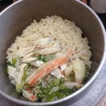 浜富 - 1人分づつ炊いた釜めし*\(^o^)/*