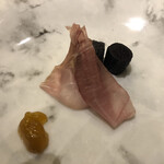 プレゼンテ スギ - 紫人参と生ハム　梅ソース