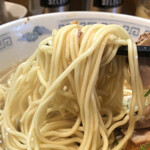 中華そば もり川 - 麺のリフトアップ