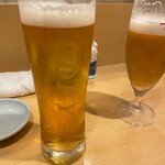 横浜すし好 - やっぱり生ビールはうまいっっっ！！