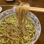 そば処 とき - お蕎麦の太さは極細です。喉越しが最高です！