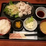 Sakana Ichiba - 日替わり定食 税込700円、当日は冷しゃぶ