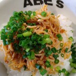 ラーメン ABE's - ラー油としらすのごはん