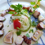 マーロウ - 佐島の地ダコのカルパッチョ