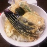 うどん うばら - 2012.11.20  ミニ天丼アップ