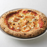 ベビーフェイスプラネッツ  - スモークサーモンとフレッシュチーズのピザ