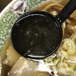 のんき食堂 - チャーシューメン　スープアップ